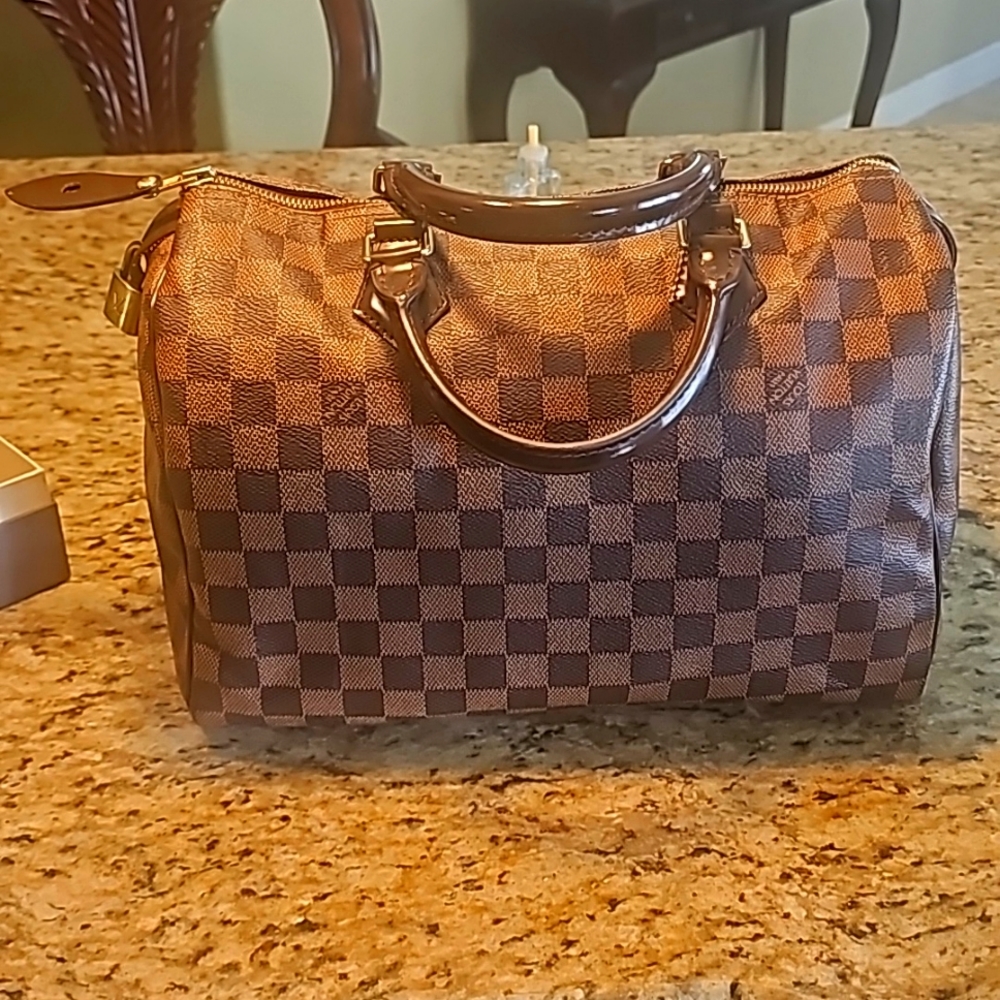 Authentic Louis Vuitton Speedy nm 30 Damier Purse